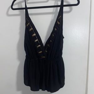 Black free people tank top size S